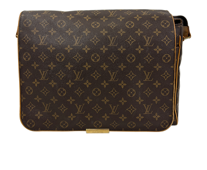 Abbesses Messenger, 610€, Bolso, Marrón, Canvas - General, Vista frontal